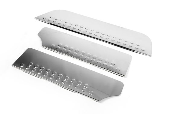 Накладки на внутрішні пороги OmsaLine (нерж) 3 штуки для Volkswagen T4 Transporter