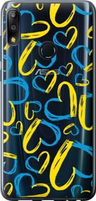 Чехол на Asus Zenfone Max Pro M2 ZB631KL Сердца UA "5292u-1641-17620"