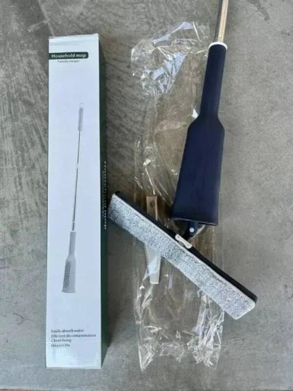 Швабра з віджимом Household mop Family Helper для швидкого прибирання для миття підлог та вікон | Зображення 1