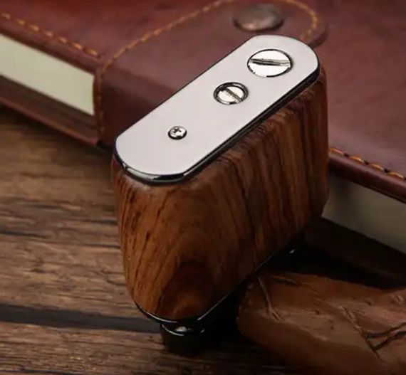 Бензиновая зажигалка Honest Scull - Nut Wood | Зображення 4