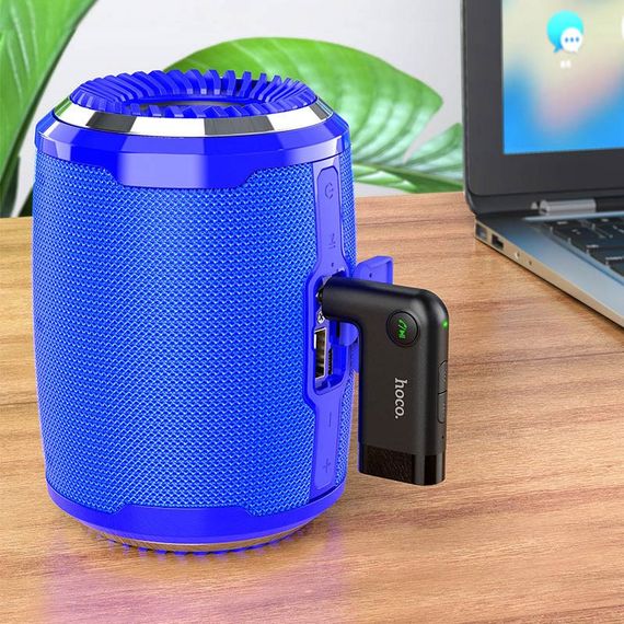 Bluetooth FM Трансмітер Hoco E53 Dawn Sound, бездротовий Чорний | Зображення 4