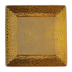 Тарілка квадратна підставна Losk Dec Marron Yellow L0480-XY4610A 27 см жовта