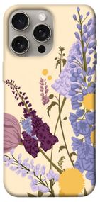 Чохол з картинкою Flowers art для Apple iPhone 15 Pro Max (6.7")