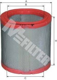 Фільтр повітряний MITSUBISHI Galant, Lancer, Space Wagon 1.8TD (вир-во M-Filter) MFILTER A389 на MITSUBISHI LANCER Mk III универсал (C1_V, C3_V)