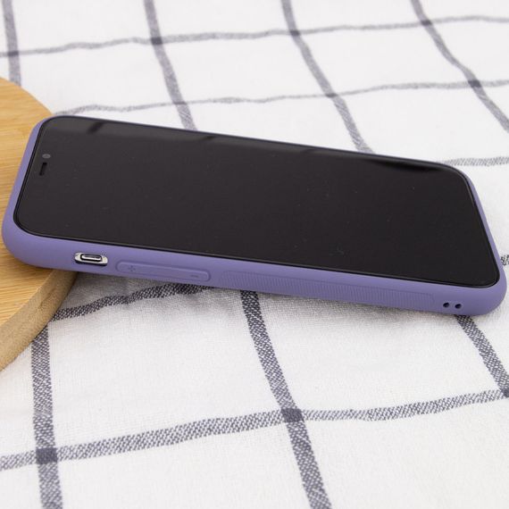 Шкіряний чохол Xshield для Apple iPhone 12 Pro (6.1") Серый / Lavender Gray | Зображення 3