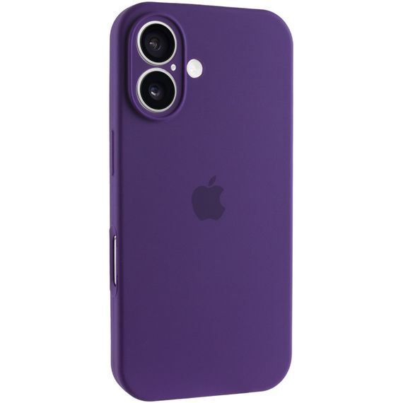 Чехол Silicone Case Full Camera Protective (AA) для Apple iPhone 16 Plus (6.7") Фиолетовый / Amethyst