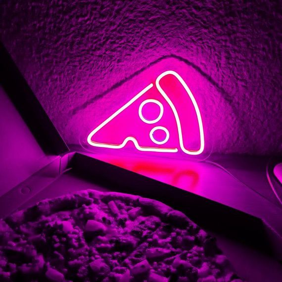 Неоновий світильник Піца 270х240 acr-n000048 | Зображення 6