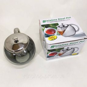 Оригинальный заварник для чая, Заварочный чайник стеклянный с ручкой, Красивый заварник RU-33