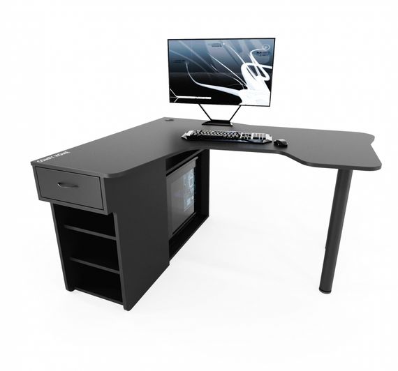 Стол компьютерный Comfy-Home Kano-2 черный | Зображення 4