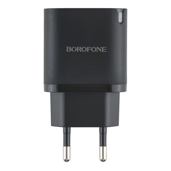 Мережевий зарядний пристрій Borofone BA83A 1USB-C/1USB PD/QC 20W+Type-C to Type-C