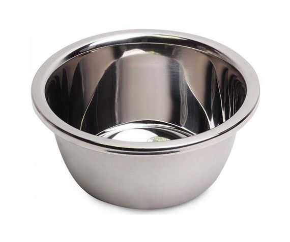 Миска Kamille Sylphia Ø20см з нержавіючої сталі з плоским дном