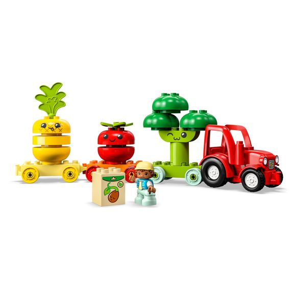 Конструктор LEGO DUPLO My First Трактор для вирощування фруктів та овочів 19 деталей (10982) | Зображення 1