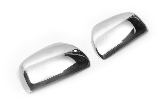 Накладка на зеркала (2 шт) Carmos - Турецкая сталь для Chery Tiggo I 2005-2014 гг | Зображення 3