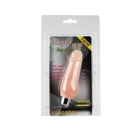 Реалістичний вібратор - Super Mini Vibrator Flesh