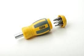 Викрутка реверсивна mini + насадки 6 шт. CrV СИЛА