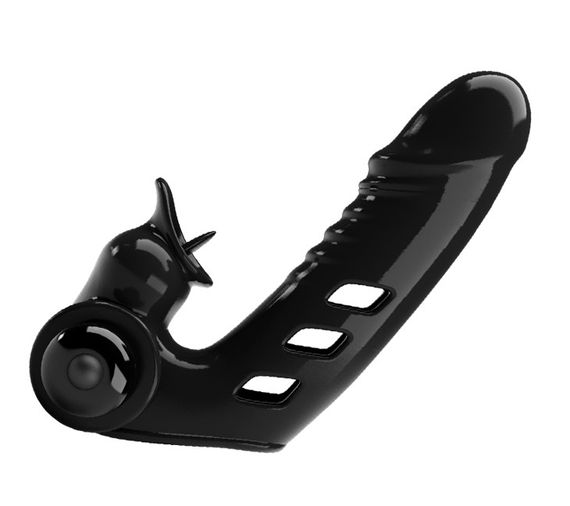 Кліторальний стимулятор на палець Pretty Love-Corbin Finger Black, BI - 014859 Sex Aura | Зображення 2