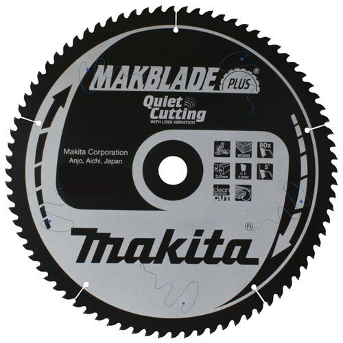 Диск пильный по дереву 305х30 мм 60T Makita Makblade Plus B-08713