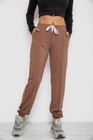 Спортивні штани жіночі, колір коричневий, 247R4670-1