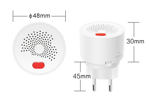 417122 Безпровідний датчик витоку природнього газу Tervix Pro Line ZigBee GAS Sensor V2 | Зображення 3