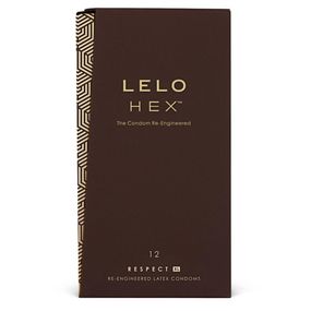 Презервативы LELO HEX Condoms Respect XL 12 Pack, тонкие и суперпрочные, увеличенный размер sexstyle