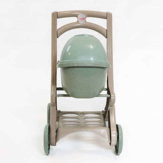 Коляска для ляльок з люлькою 0121/01eco бірюзовий | Зображення 3