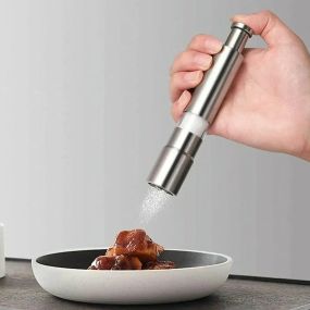 Ручний подрібнювач для солі та перцю з нержавіючої сталі, XL-552 / Механічний млин для спецій