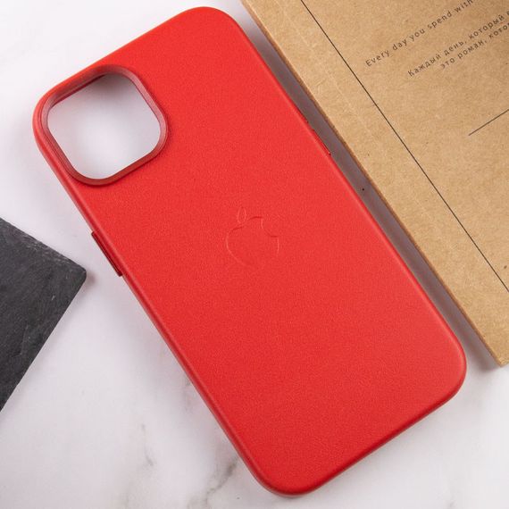 Шкіряний чохол Leather Case (AA Plus) with MagSafe для Apple iPhone 12 Pro / 12 (6.1") | Зображення 6