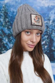 Шапка «Tiger» (6033-6) темный кофе