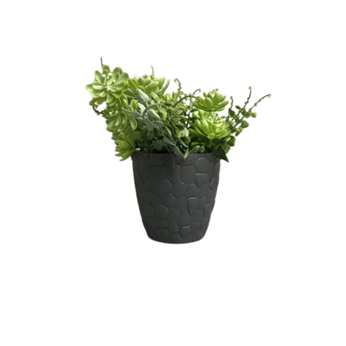 Вазон Камені 0,75л антрацит ELIF | Зображення 1