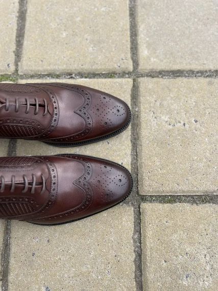 Чоловічі шкіряні оксфорди 40 розмір | Зображення 6