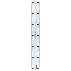 Линейка Maped пластиковая ESSENTIALS, 20см, двухсторонняя шкала, прозрачны (MP.146108) - Топ Продаж!