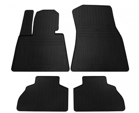 Резиновые коврики Stingray (5/6 мест, комплект 4 шт.) для BMW X7 G07 2019- гг