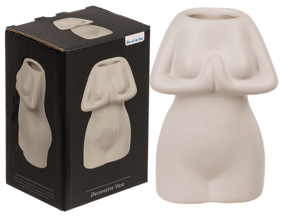 Керамічна ваза Women´s Body White, 175 мл sexstyle