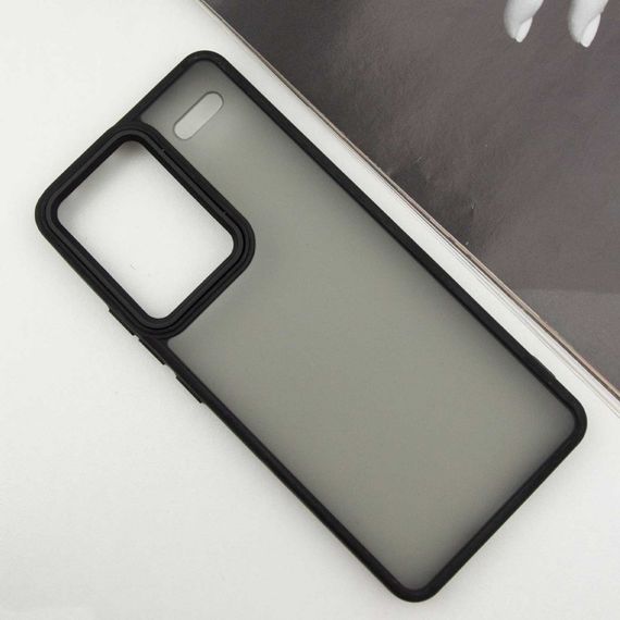 Чохол TPU+PC Lyon Frosted для Xiaomi Redmi Note 13 Pro+ Black | Зображення 1