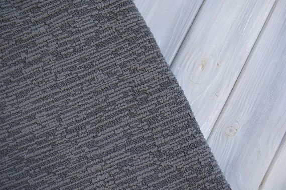 Жаккардовый чехол на угловой диван Rain без юбки темно-серый | Зображення 2