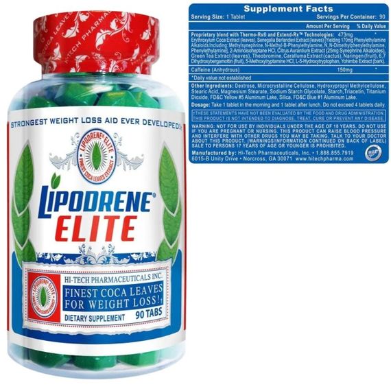 Жиросжигатель Hi-Tech Lipodrene Elit 90 caps | Зображення 1