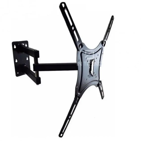 Кронштейн для телевизора HDL-117B-2 Чёрный настенный крепеж диагональю 14" - 55" держатель для плазмы до 50 кг | Зображення 2