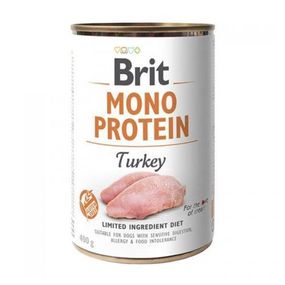Вологий корм для собак Brit Mono Protein Turkey 400 г (індичка)