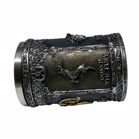 Кружка «Гра престолів» 500 мл — келих із нержавіючої сталі в стилі Stark, Winter is Coming | Зображення 6