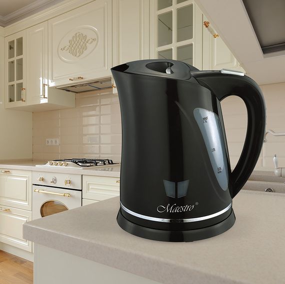 Електрочайник Maestro MR-038-BLACK, 1.7 л, 2000 Вт | Зображення 1