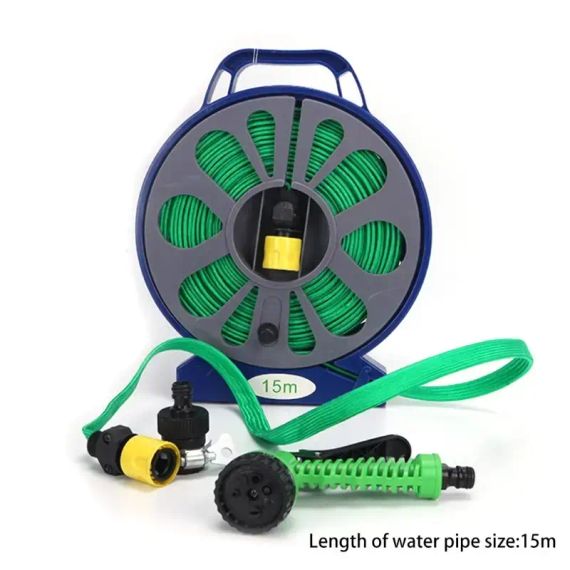 Шланг 15-метровий поливальний з котушкою та розпилювачем BB-4302 | Поливальний набір | Зображення 3