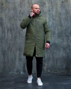 Чоловіча куртка зимова парка Asos хакі