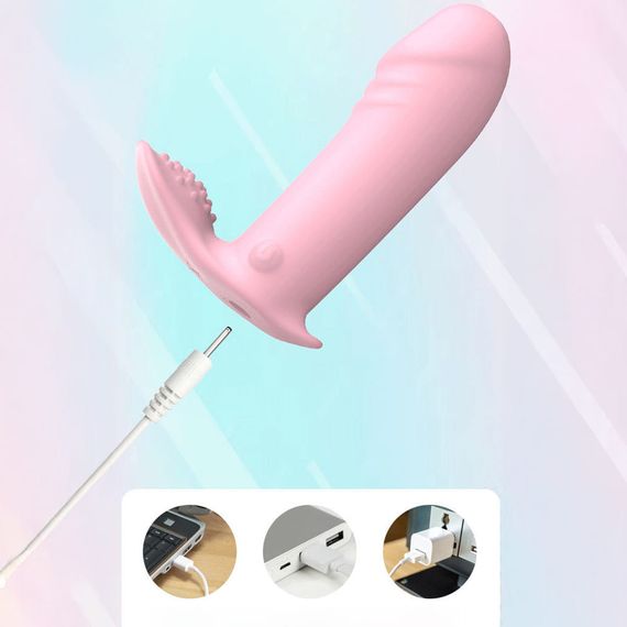 Міні вібратор в трусики APP Babydoll Міні Вібратор Персиковий 7335 | Зображення 4
