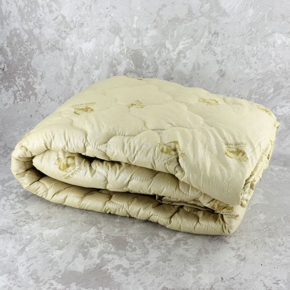 Ковдра закрита овеча вовна (Мікрофібра) PURE WOOL Двоспальна 175х210 55083 | Зображення 2