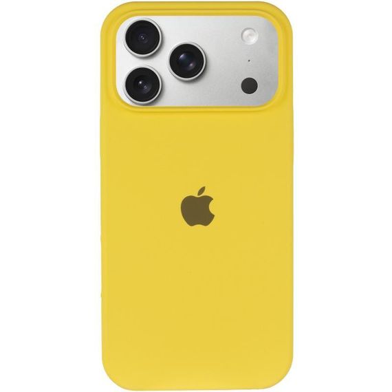 Чохол Silicone Case Full Protective (AA) для Apple iPhone 17 Pro Max (6.9") Жовтий / Yellow | Зображення 1
