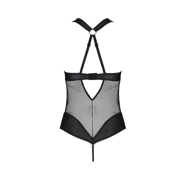 Сітчастий боді з халтером Passion Amanda Body S/M, black | Зображення 3