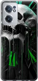 Чехол на OnePlus Nord CE 2 Череп-часы "4100u-2589-17620"