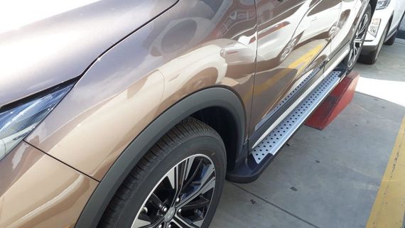Бокові пороги X5-тип (2 шт., алюм.) для Mitsubishi Eclipse Cross | Зображення 2