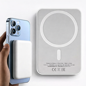 Магнітний павербанк 10000mAh MagSafe / Power Bank lightning / Повербанк магнітний бездротовий 22,5W