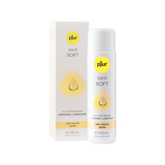 Силиконовая смазка pjur MED Soft glide 100 мл с маслом жожоба для очень сухой и чувствительной кожи | Зображення 3